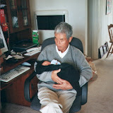 Kai with his grandfather, Tony Kai with his grandfather, Tony