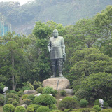 Bronze statue of Saigo Takamori, who's legend was retold (with several major historical innaccuracies) in the movie The Last Samurai (he was named Katsumoto in the movie)
