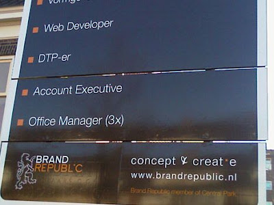 Wervingsbord Brand Republic