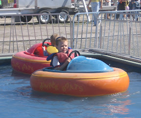 BigE in the bumper boat