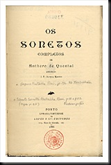 Sonetos - Antero Quental