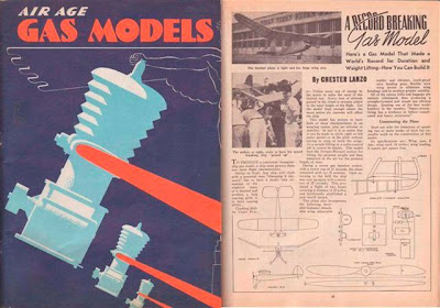 Planos Lanzo Bomber Antigua revista de aeromodelismo