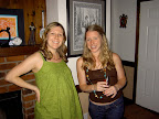 Jen & Ginny; Jen is 6 & 1/2 months preggers!