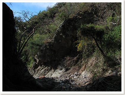 effect of waterspout on arroyo