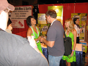 The Miller Chill booth. Was anyone there for the beer?