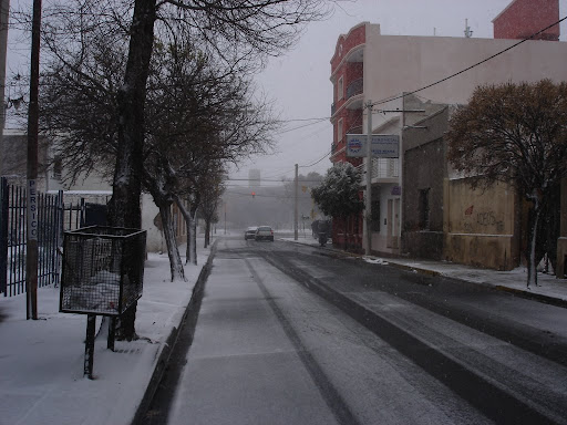San Luis bajo la nieve