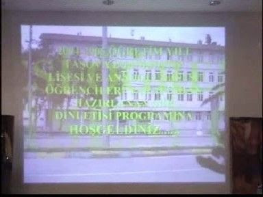 2004-2005 ��retim Y�l�, Ta�ova �mam Hatip Lisesi ve Anadolu Lisesi ��rencilerinin Birlikte Haz�rlad��� �iir Dinletisi Program�na Ho� Geldiniz