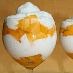 Verrines mangue chantilly au yaourt de soja