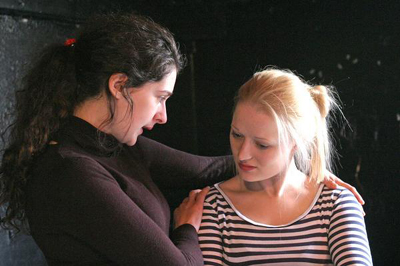 Sorcha Kenny as Patricia and Nicole Elizabeth as Marjorie in Extremities
