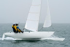 Dart 18 blanc sous voile