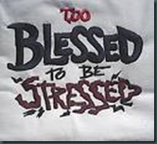 blessed to be stressed