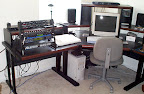 My first dedicated studio setup... Rack top to bottom: (2) ART Tube Channel preamps, Rolls RM203 line mixer, Lexicon MPX-500 FX, dbx DDP compressor, Alesis M-EQ230 graphic EQ + Cakewalk/Peavey StudioMix console + Carvin HT150 power amp + Carvin PA-5 monitors + Gateway Pentium III system w/ Lexicon Core2 digital interface & MP100 daughterboard