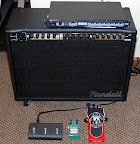 Randall MTS combo (backup rig)... DOD R848 rackmount spring reverb, Randall RM100C (Plexi, SL+, XTC modules), Ibanez TS9-DX Tube Screamer Turbo, Snarling Dogs Super Bawl Whine-O wah