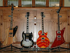 Gibson Guitar of the Week collection: Firebird V Zebrawood, SG Standard Silverburst, Les Paul Classic Antique Artist Series, Explorer Pro