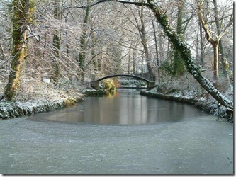 bridge in winter
