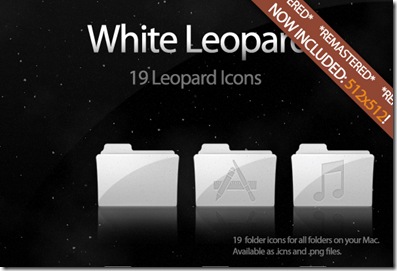 White_Leopard_Icon_Set_UPDATE_by_DecompositionBeauty