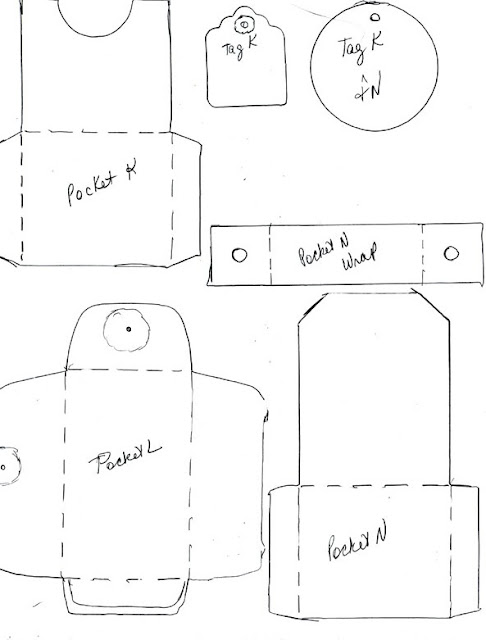 Jen Lowe Designs: Pocket, Tag and Envelope templates for 5