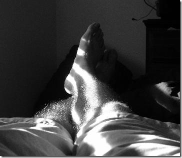legs and light