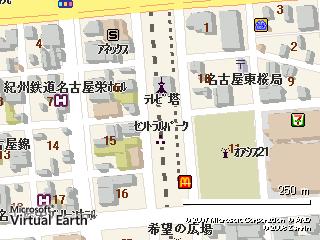 RLの名古屋　栄の地図