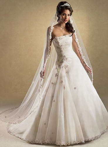Romantic Bridal Wedding Gown Ideas