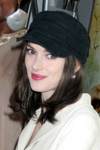 Winona Ryder - Adorable Simple Hat Hairstyle