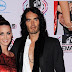 Katy Perry and Russell Brand Sport Yellow Diamond Wedding Bands at MTV EMAs