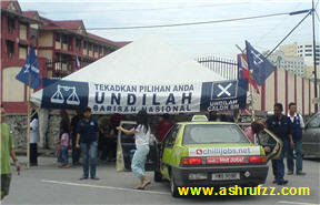 Barisan National Booth