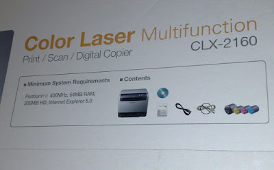 [Printer]意外入手的Samsung CLX-2160開箱 & 安裝心得！ - 阿祥的網路筆記本