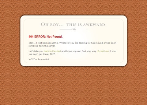 404 Error Page Example