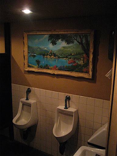 The gent's at La Hacienda