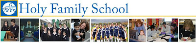 Holy family school logo