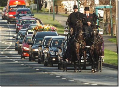 Grieving Strictly star Kelly Brook attends father's funeral 2