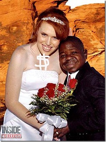 Shannon Price Gary Coleman wedding picture