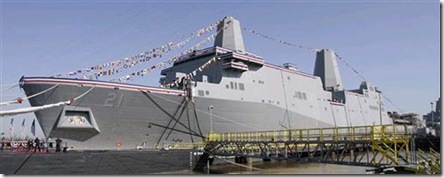 USS New York made from Twin Towers steel