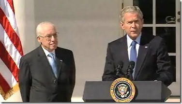 bush named michael mukasey as new general attorney
