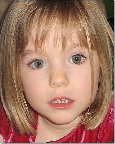 Missing Madeleine McCann