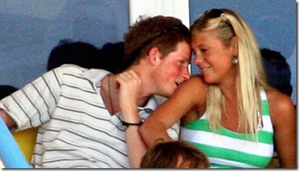 prince harry conoodled chelsy davy