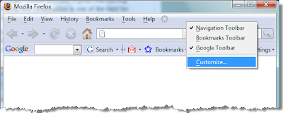 Removing Firefox Duplicate Top Right Side Search Box - 1