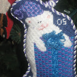 needlepoint christmas ornaments, holiday needlepoint