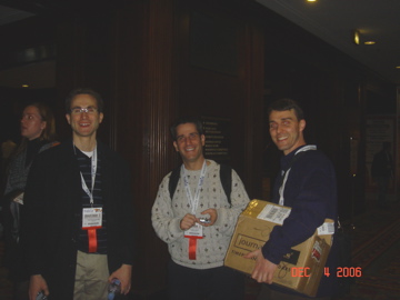 Googlers Trevor Foucher, Adam Lasnik and Jonathan Simon