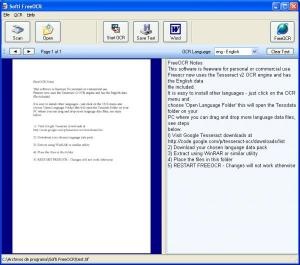 Free OCR Scan Documents into Text