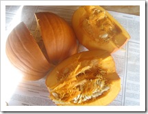 Cut pumpkin 1