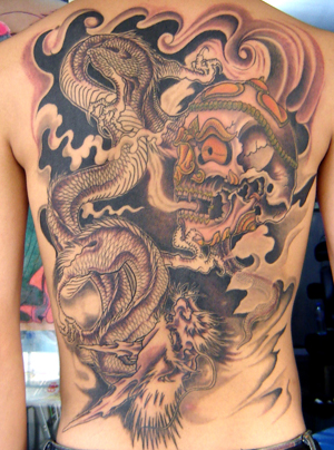 Labels: dragon free tattoo design, skull tattoo