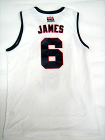 lebron james usa jersey