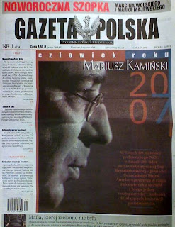 Gazeta Polska, 2 stycznia 2008, Mariusz Kamiński, człowiek roku