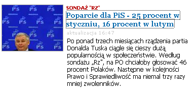 Rzeczpospolita, www.rp.pl, 3 marca 2008