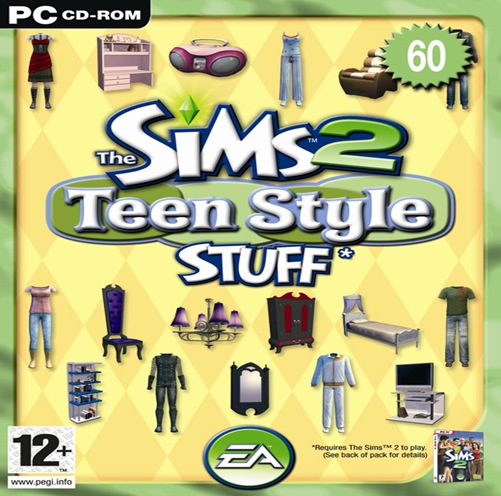 the sims 2 teen style stuff