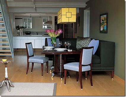 30elm » patricia gray interior design » banquette dining Banquette décor Dining