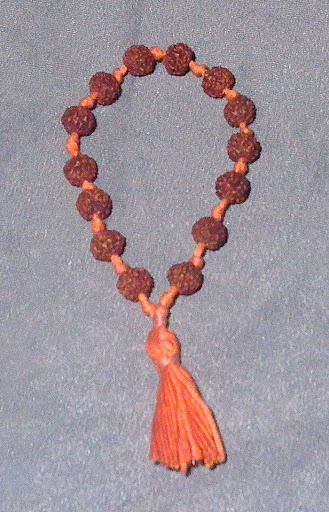 Kriya Mala Rudraksha with Om Pouch Yoga Yogananda  