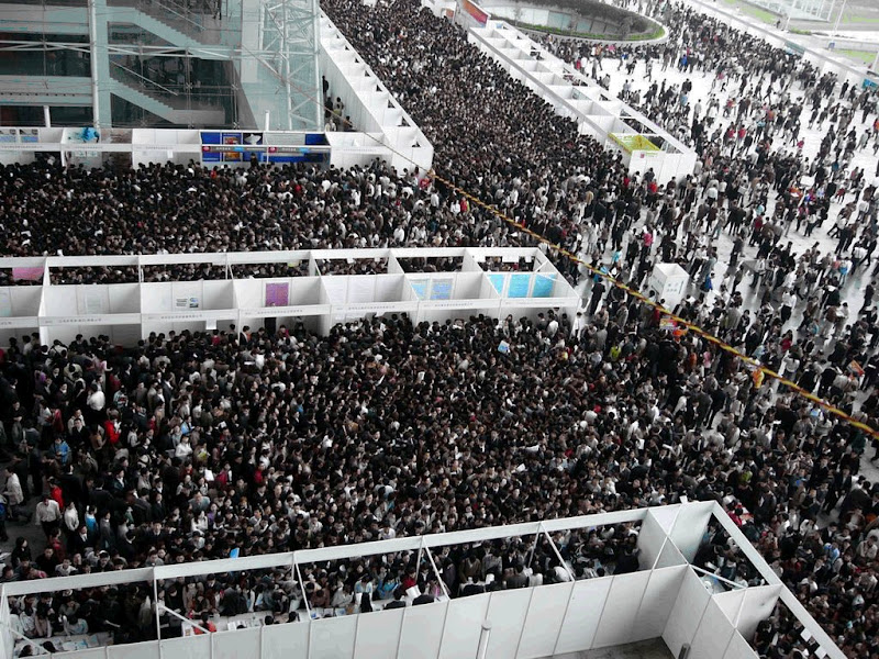 Appreciate Your Job!!! --- Job Fair in Shenzhen, China